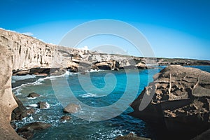 Coastline of Tajajo Tenerife