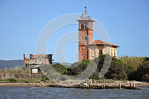 Coastline in Tuscany, Italy