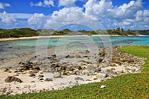 Coastline of White Island near Carriacou Island, Grenada