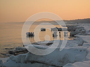 Coastline in Winter