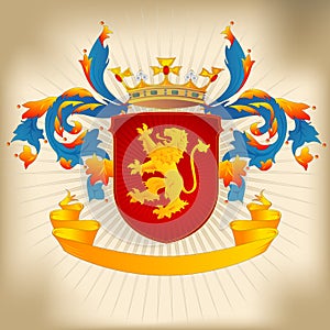 Coat of Arms 22c - Lion