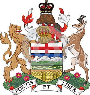 Coat of arms of ALBERTA, CANADA