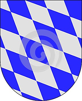 Coat of arms of Altbayern in Bavaria of Germany