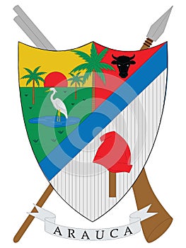 Coat of Arms of Arauca Department photo