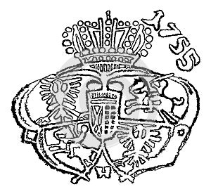 Coat of arms of Augustus III photo