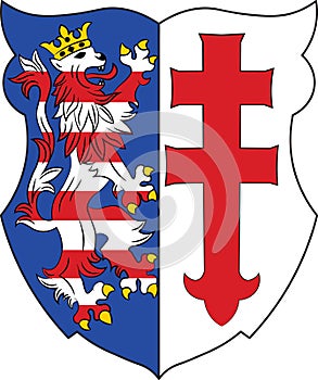 Coat of arms of Bad Hersfeld in Hesse, Germany