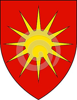 Coat of arms of Budo in Nordland of Norway