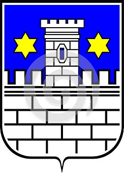 Coat of arms of Cakovec in Medimurje County of Croatia