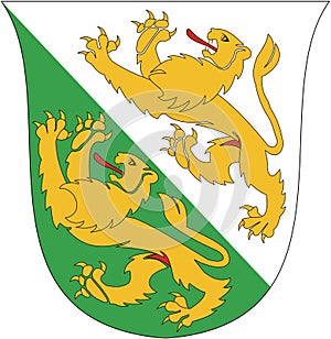 Coat of arms of the canton of Thurgau. Switzerland photo