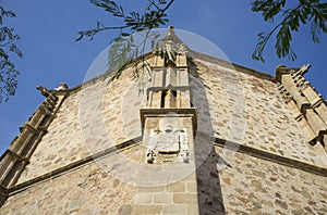 Coat of arms of Charles V, Purificacion church, Almendralejo, Spain