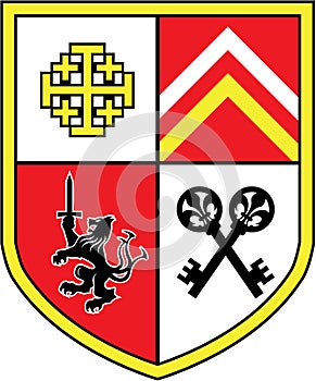 Coat of Arms Church Royal Beast vector