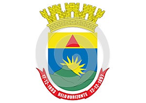 Coat of Arms of Cidade de Belo Horizonte, Brasil