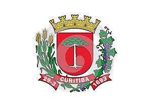 Coat of Arms of Cidade de Curitiba Brasil