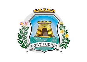 Coat of Arms of Cidade de Fortaleza Brasil photo
