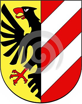 Coat of arms of the city of Altdorf. Switzerland