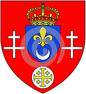 Coat of arms of the city of Calais. France