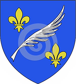 Coat of arms of the city of Cannes. France