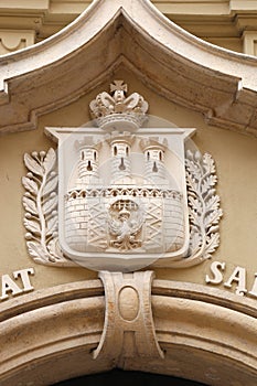 Coat of arms of the city of Cracow.