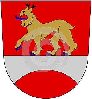 Coat of arms of the city of Heinola. Finland