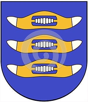 Coat of arms of the city of HyvinkÃ¤Ã¤. Finland