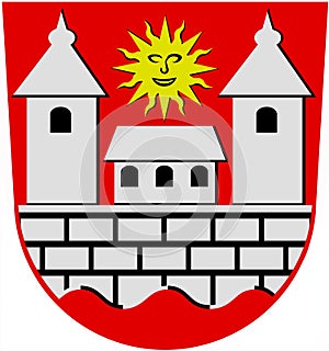 Coat of arms of the city of HÃ¤meenlinna. Finland