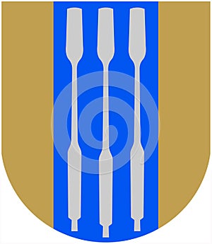 Coat of arms of the city of Ikaalinen. Finland