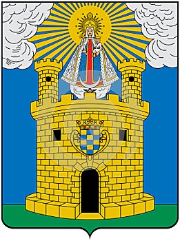 Coat of arms of the city of Medellin. Colombia.