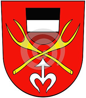 Coat of arms of the city of Opava. Czech