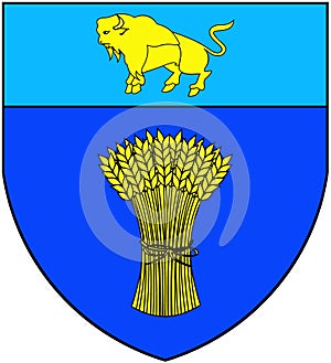 Coat of arms of the city of Regina. Canada