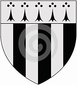 Coat of arms of the city of Rennes. France