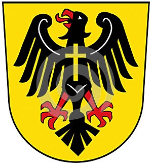 Coat of arms of the city of Rottweil. Germany