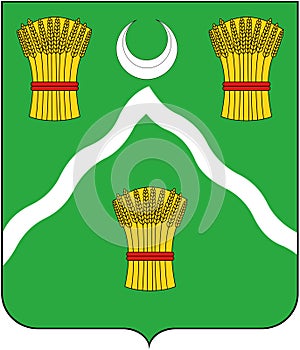 Coat of arms of the city of Sandor. France