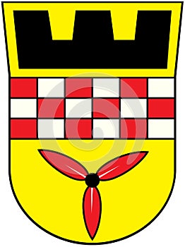 Coat of arms of the city of Vetter. Germany