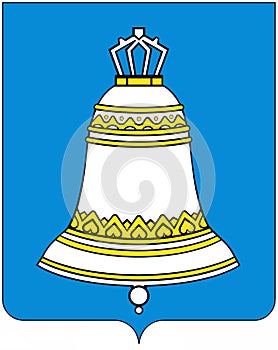 Coat of arms of the city of Zvenigorod. Moscow region . Russia