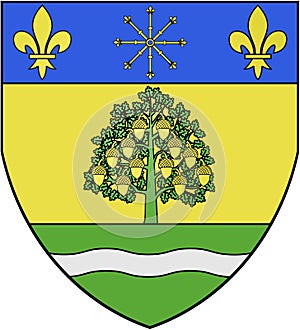 Coat of arms of the commune of Fontenay-sous-Bois. France