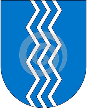 Coat of arms of the commune of Souda. Norway