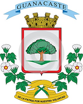 Coat of arms of Costa Rican province of Guanacaste