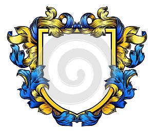 Coat of Arms Crest Knight Heraldic Family Shield