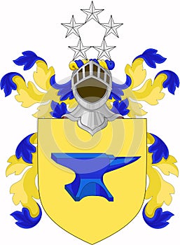 Coat of arms of Dwight Eisenhower. photo