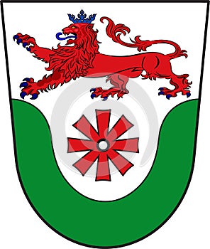 Coat of arms of Erkrath in North Rhine-Westphalia, Germany