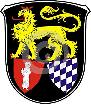 Coat of arms of Floersheim-Dalsheim in Alzey-Worms in Rhineland-Palatinate, Germany