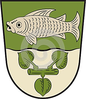 Coat of arms of Flomborn in Alzey-Worms in Rhineland-Palatinate, Germany