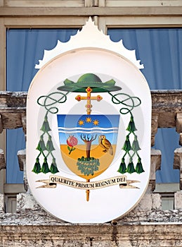 Coat of Arms of Gianmarco Busca bishop of Mantua photo