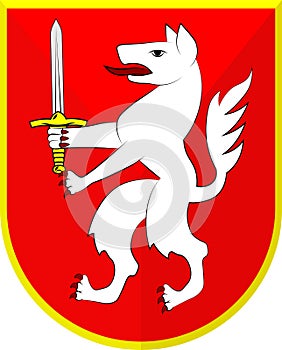 Coat of arms of Gospic in Lika-Senj County of Croatia