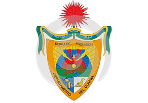Coat of Arms of Guainia Colombia photo