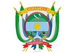 Coat of Arms of Guaviare Colombia photo