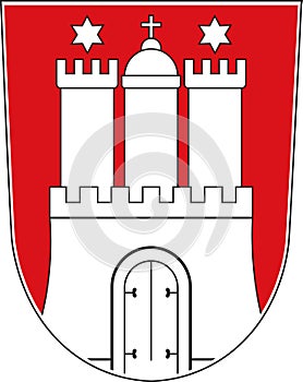 Coat of arms of Hamburg, Germany