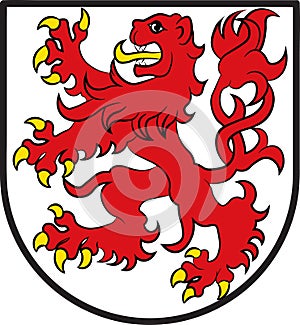 Coat of arms of Herzogenrath in North Rhine-Westphalia, Germany