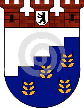 Coat of arms of Hohenschoenhausen in Berlin, Germany