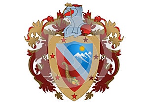 Coat of Arms of Huila Colombia photo